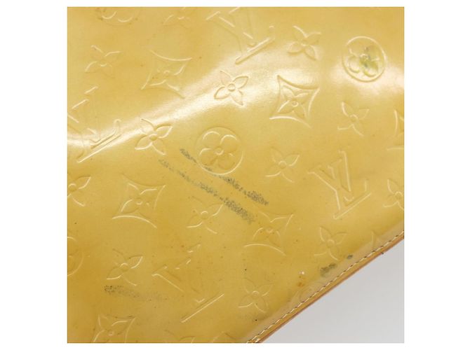 LOUIS VUITTON Borsa a Mano Houston Monogram Vernis Beige M91004 LV Auth 171560 - vista 8