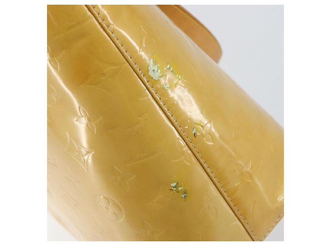 LOUIS VUITTON Borsa a Mano Houston Monogram Vernis Beige M91004 LV Auth 171560 - vista 9