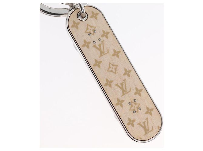 LOUIS VUITTON Porte Cres Skate Board Charm metallo Beige MP3135 LV Auth 168052M - vista 2
