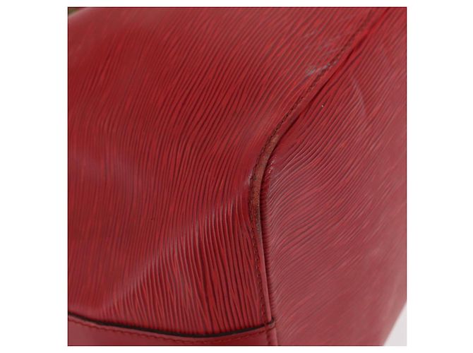 Noe LOUIS VUITTON Bolso de Hombro Petit Noé Epi Rojo M44107 LV Auth 170694 Roja - vista 15