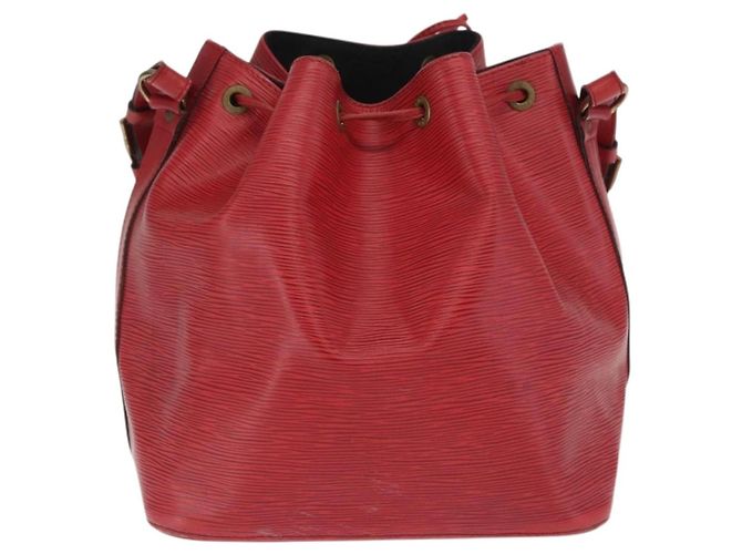 Noe LOUIS VUITTON Bolso de Hombro Petit Noé Epi Rojo M44107 LV Auth 170694 Roja - vista 2
