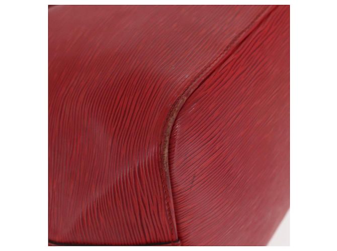 Noe LOUIS VUITTON Bolso de Hombro Petit Noé Epi Rojo M44107 LV Auth 170694 Roja - vista 9