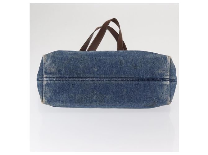 Borsa Tote CHANEL Denim Blu CC Auth BA10505 - vista 10