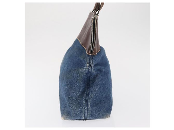 Borsa Tote CHANEL Denim Blu CC Auth BA10505 - vista 5
