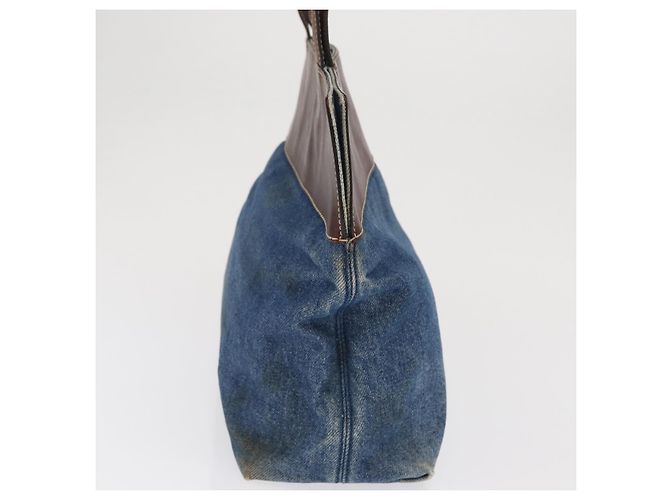 Borsa Tote CHANEL Denim Blu CC Auth BA10505 - vista 6