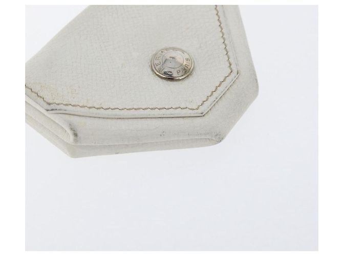 Hermès Porta-moedas HERMES Van Cator em couro 4 peças azul claro laranja branco Auth 165957 - vista 16