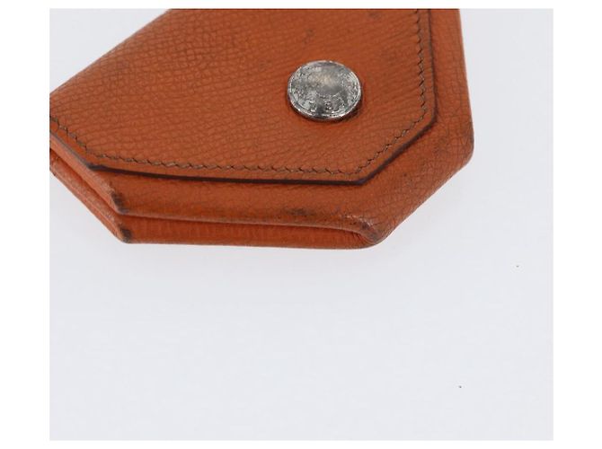 Hermès Porta-moedas HERMES Van Cator em couro 4 peças azul claro laranja branco Auth 165957 - vista 17
