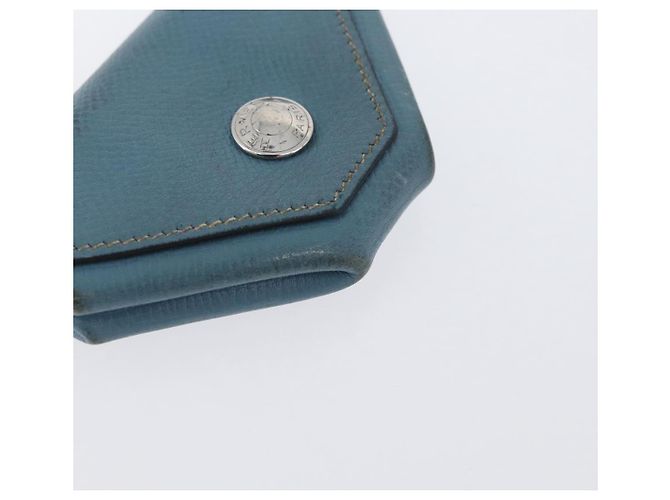 Hermès Porta-moedas HERMES Van Cator em couro 4 peças azul claro laranja branco Auth 165957 - vista 7