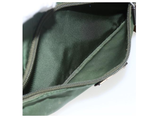 Borsa a Spalla PRADA in Nylon Verde Argento Autentica ti3679 - vista 24