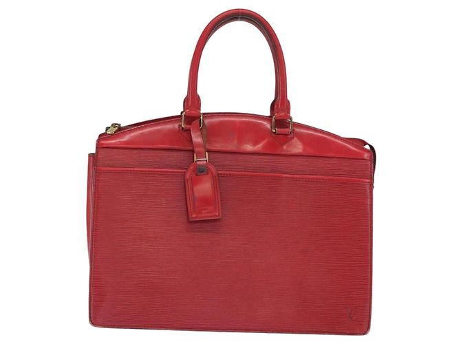 LOUIS VUITTON Borsa a Mano Epi Riviera Rossa M48187 LV Auth BA10352 Rosso - vista 13