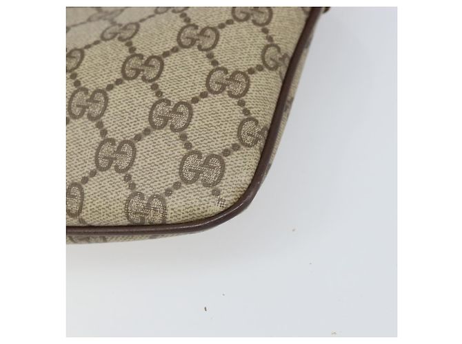 Borsa Sherry Line GG Supreme Web di GUCCI in PVC beige e oro 904 02 047 Auth 171964 D'oro - vista 10