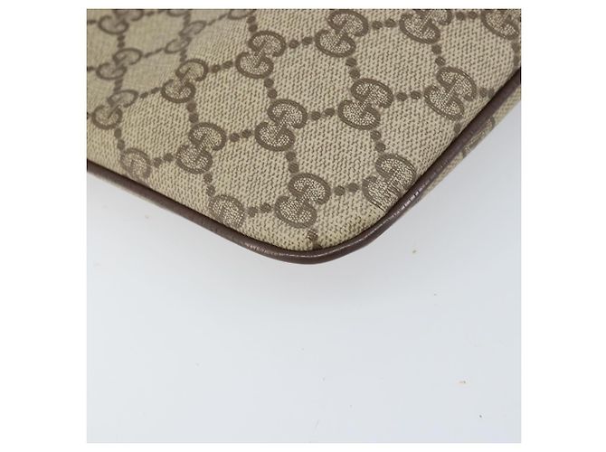 Borsa Sherry Line GG Supreme Web di GUCCI in PVC beige e oro 904 02 047 Auth 171964 D'oro - vista 11