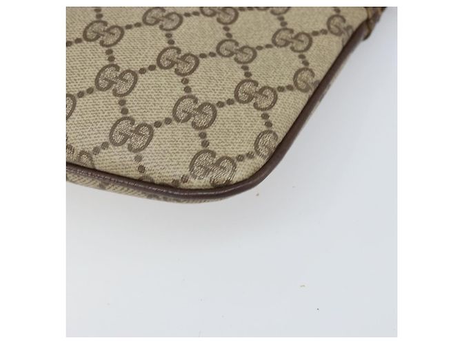 Borsa Sherry Line GG Supreme Web di GUCCI in PVC beige e oro 904 02 047 Auth 171964 D'oro - vista 12
