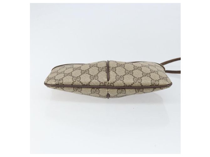 Borsa Sherry Line GG Supreme Web di GUCCI in PVC beige e oro 904 02 047 Auth 171964 D'oro - vista 9