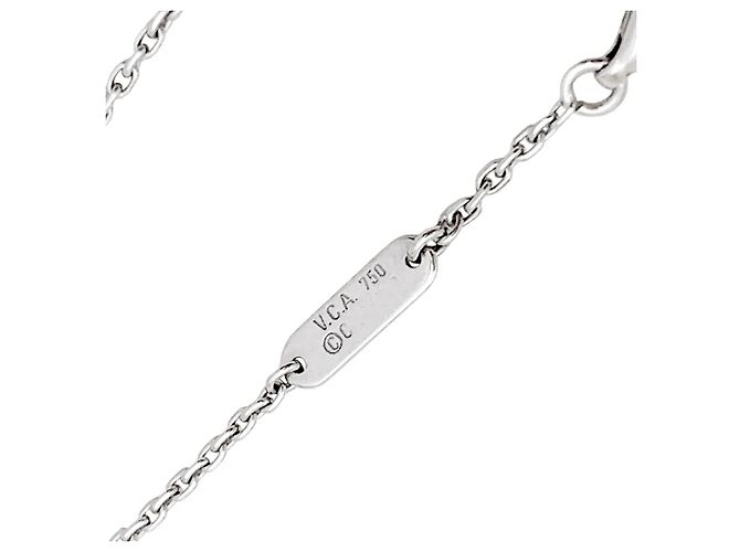 Collana Van Cleef & Arpels, "Trefle", oro bianco e diamanti. - view 6