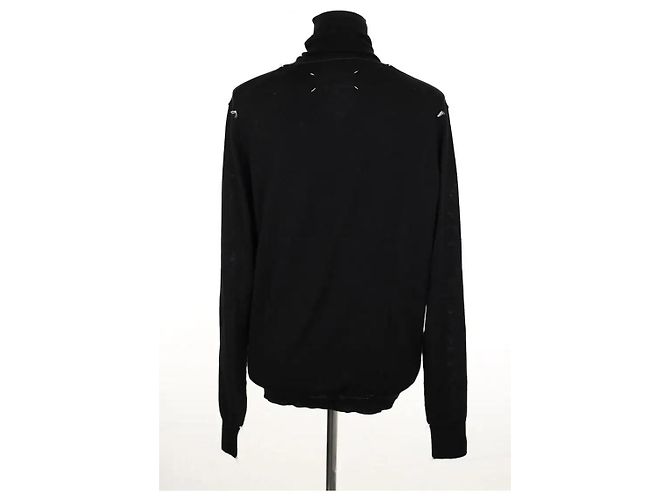 Maison Martin Margiela Jersey de lana negro - vista 4