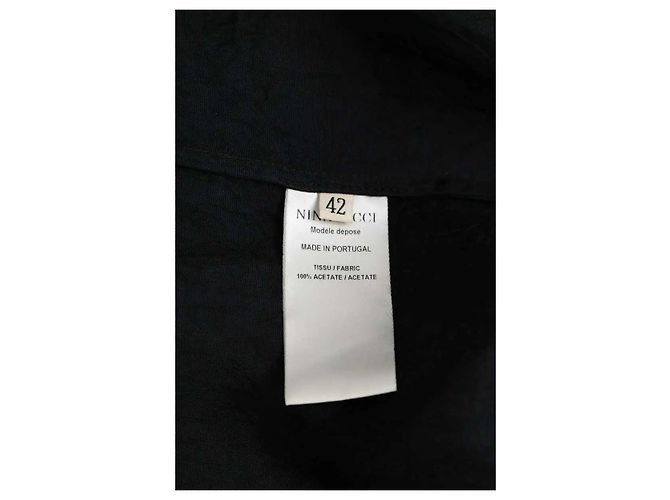 Nina Ricci Camicia nera Nero - vista 6