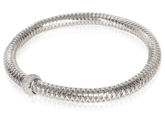 Bracciale Flex Primavera in Oro Bianco e Diamanti Roberto Coin - vista 3
