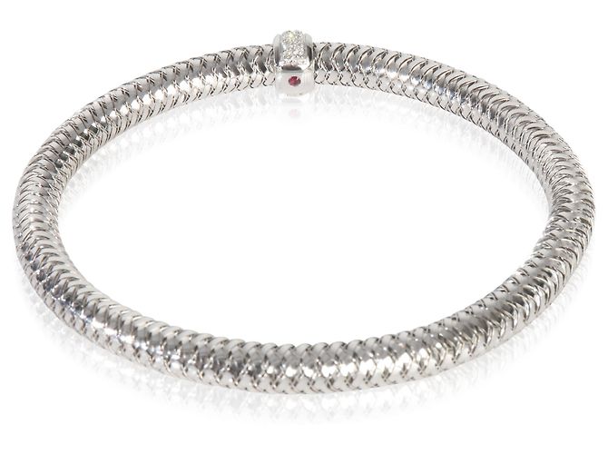 Bracciale Flex Primavera in Oro Bianco e Diamanti Roberto Coin - vista 4