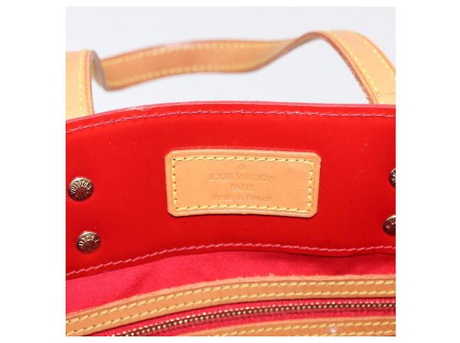 Borsa Reade Monogram Vernis PM di Louis Vuitton Rosso - vista 6
