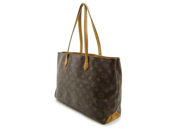 Borsa Tote/Borsa a spalla Louis Vuitton Monogram Wilshire MM M45644 Marrone - vista 3