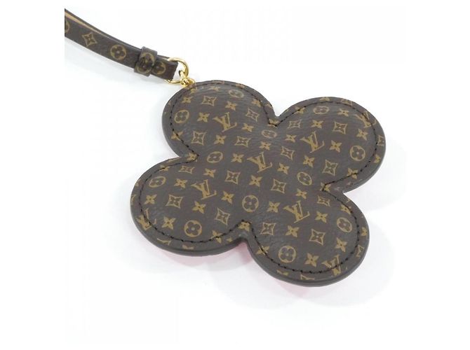 Portachiavi Accessorio Monogram Louis Vuitton Marrone Rosa Monogramma - vista 3
