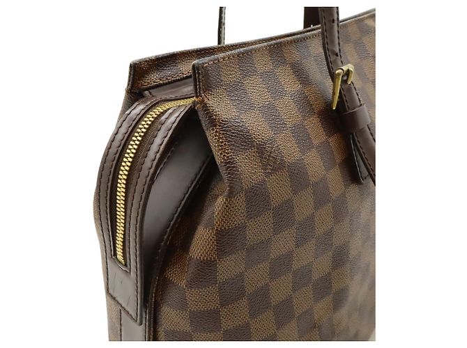 Borsa Tote Chelsea Damier Louis Vuitton Marrone - vista 8