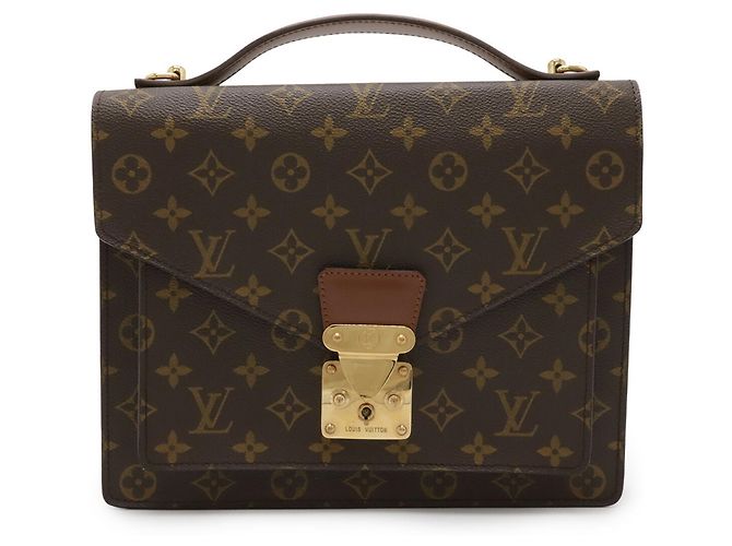 Borsa Monceau 28 Monogramma Louis Vuitton Marrone - vista 2