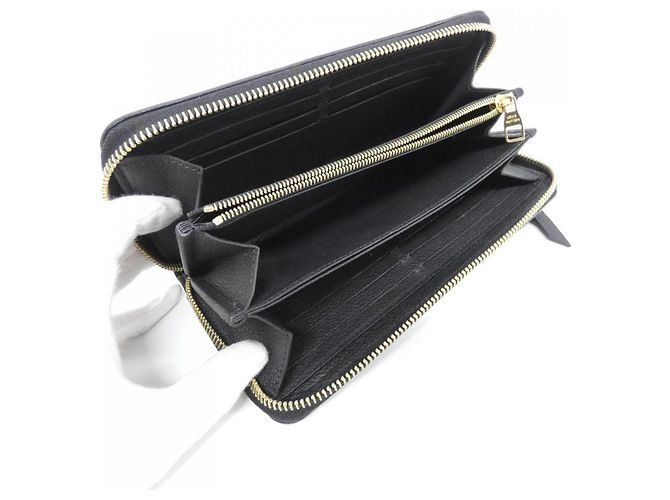 Zippy Geldbörse Monogram Empreinte Louis Vuitton Schwarz - Ansicht 7