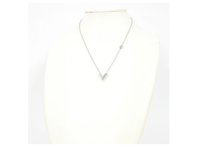 Collana Essenziale V Louis Vuitton Argento - vista 4
