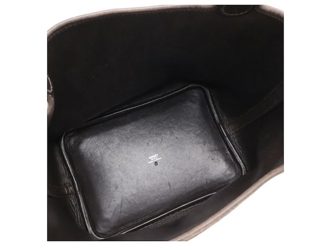 Borsa Tote Picotin PM di Hermès Multicolore Arancione Marrone scuro - vista 6