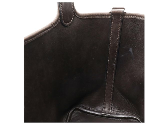 Borsa Tote Picotin PM di Hermès Multicolore Arancione Marrone scuro - vista 7