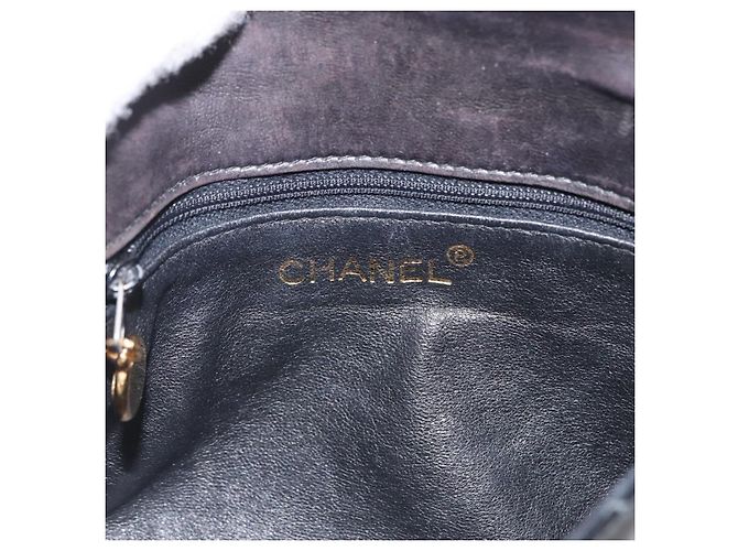 Chanel Vintage CC Flap Waist Patent Leather small Nero - vista 6
