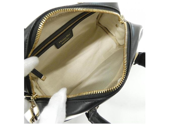 Borsa a mano Vibe Small Christian Dior Nero Bianco - vista 10