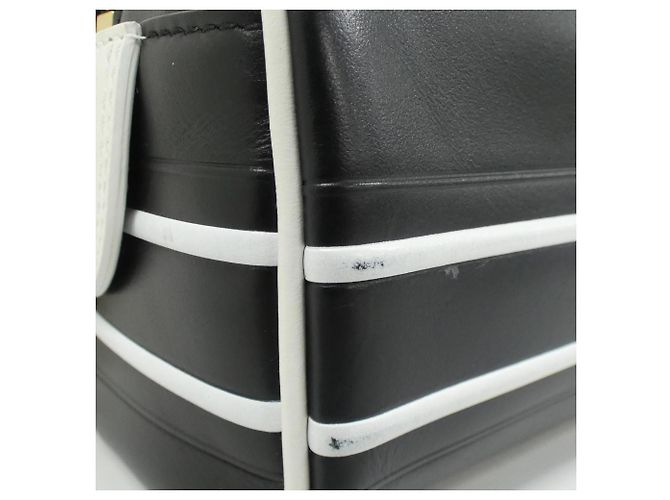 Borsa a mano Vibe Small Christian Dior Nero Bianco - vista 5