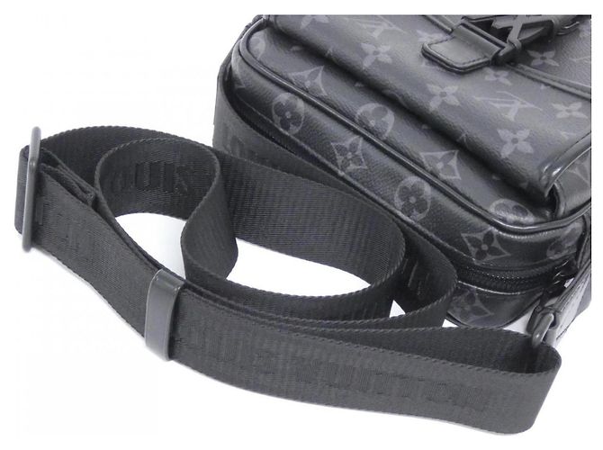 Borsa a Spalla Get Away Monogram Eclipse di Louis Vuitton Nero - vista 5