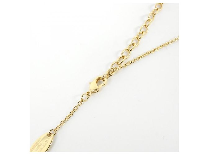 Collar de esmalte icónico LV Louis Vuitton Rosa Dorado - vista 4