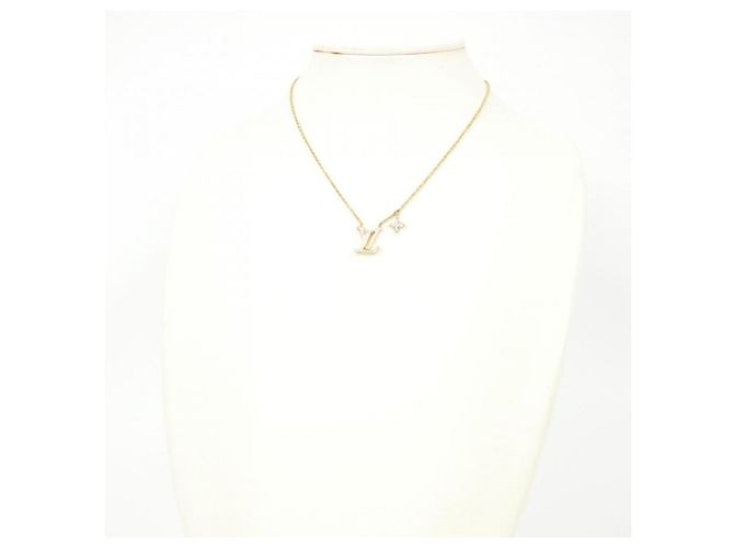 Collar de esmalte icónico LV Louis Vuitton Rosa Dorado - vista 5