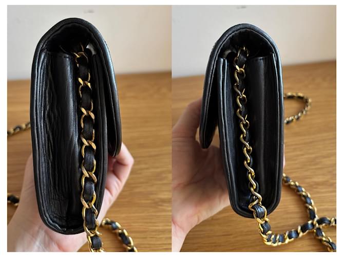 Chanel Classic Flap Vintage (mini) Nero - vista 4