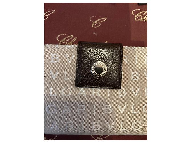 Portafoglio Bulgari Monogramma Beige e Pelle Marrone - vista 12