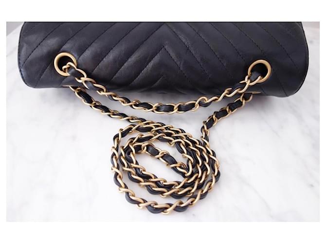 Borsa Chanel Timeless Media Nero - vista 14