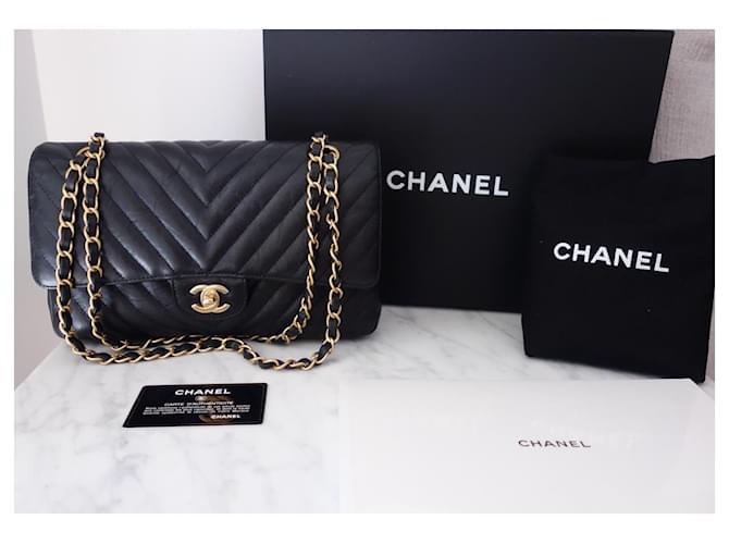 Borsa Chanel Timeless Media Nero - vista 2