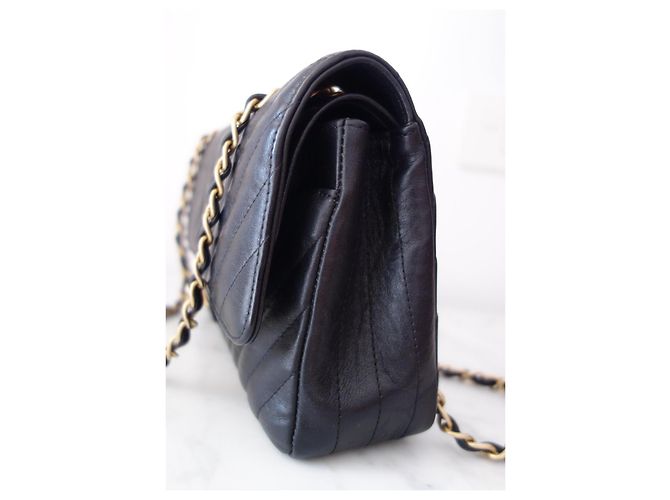 Borsa Chanel Timeless Media Nero - vista 5