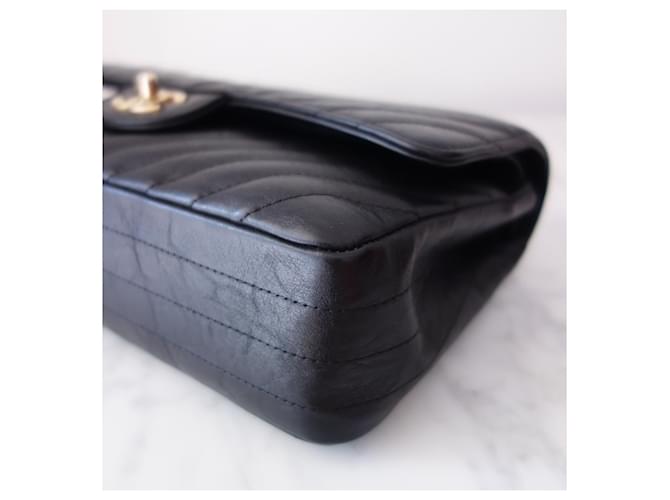 Borsa Chanel Timeless Media Nero - vista 6