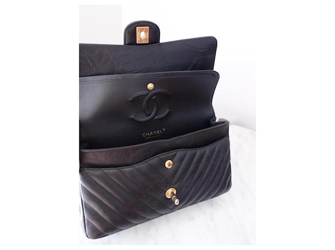 Borsa Chanel Timeless Media Nero - vista 9
