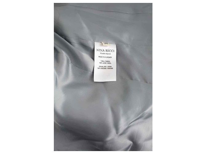 Nina Ricci Blazer de lana gris - vista 6
