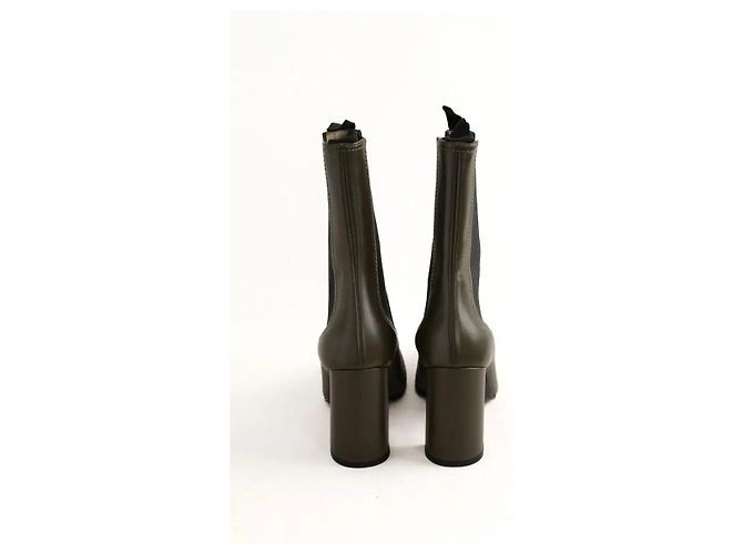 Nina Ricci Khaki leather boots - view 2