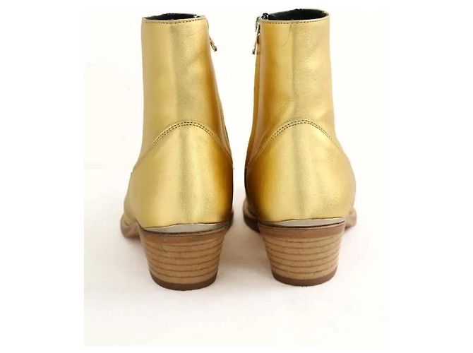 Valentine Gauthier Botas western doradas Dorado - vista 2