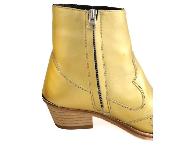 Valentine Gauthier Botas western doradas Dorado - vista 5