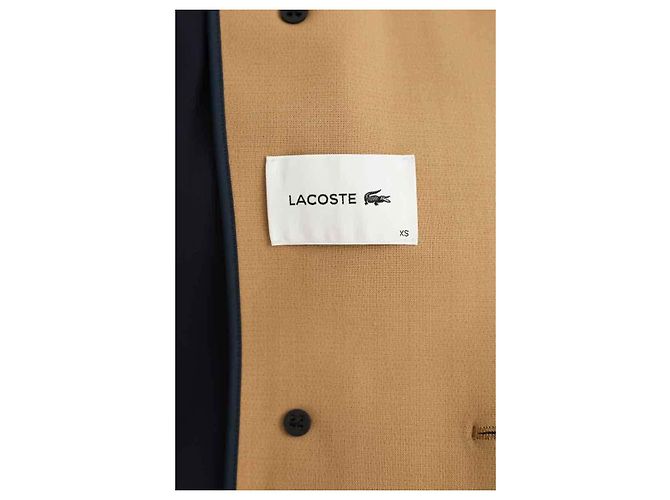 Lacoste Trench camel Cammello - vista 5